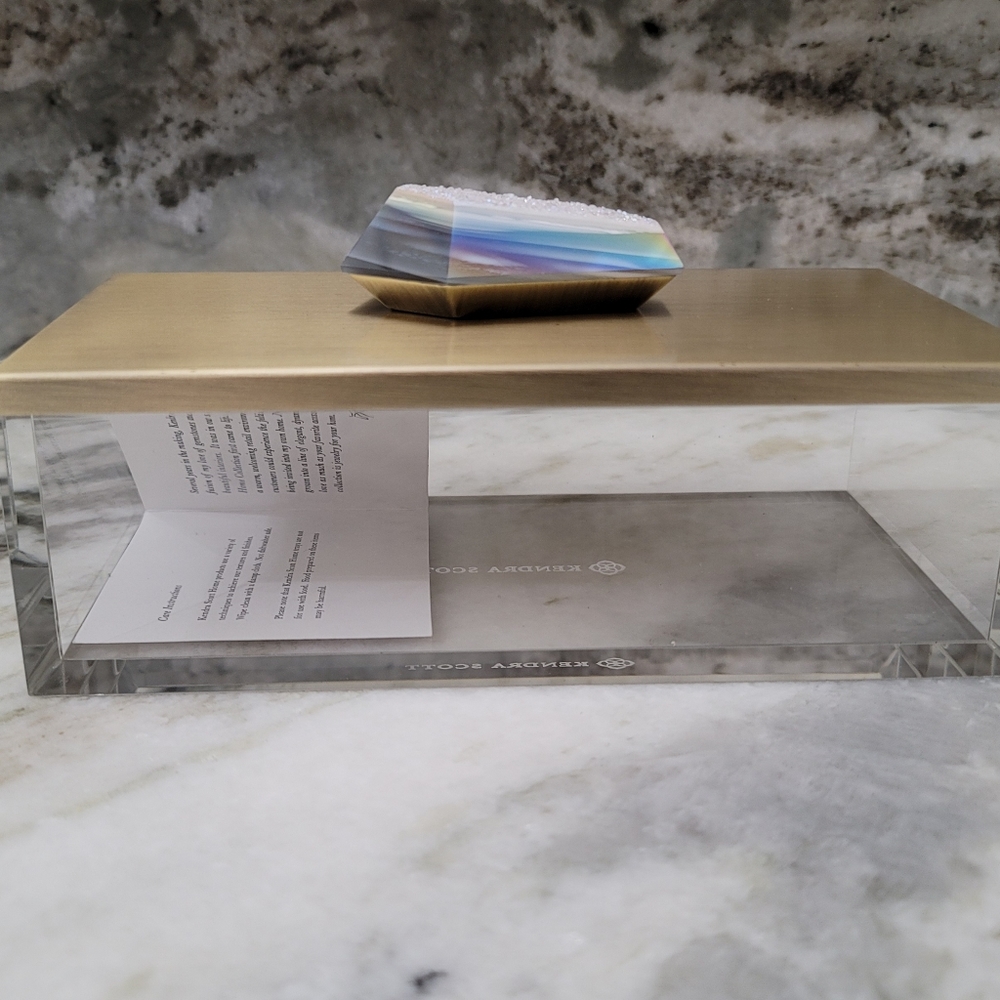 SOLD Kendra Scott Acrylic Box & Pouch